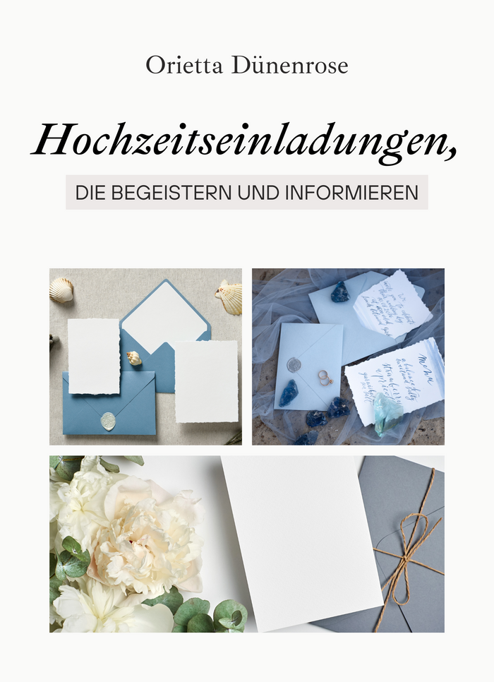 Hochzeitseinladungen, die begeistern und informieren