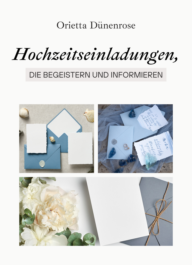 Hochzeitseinladungen, die begeistern und informieren