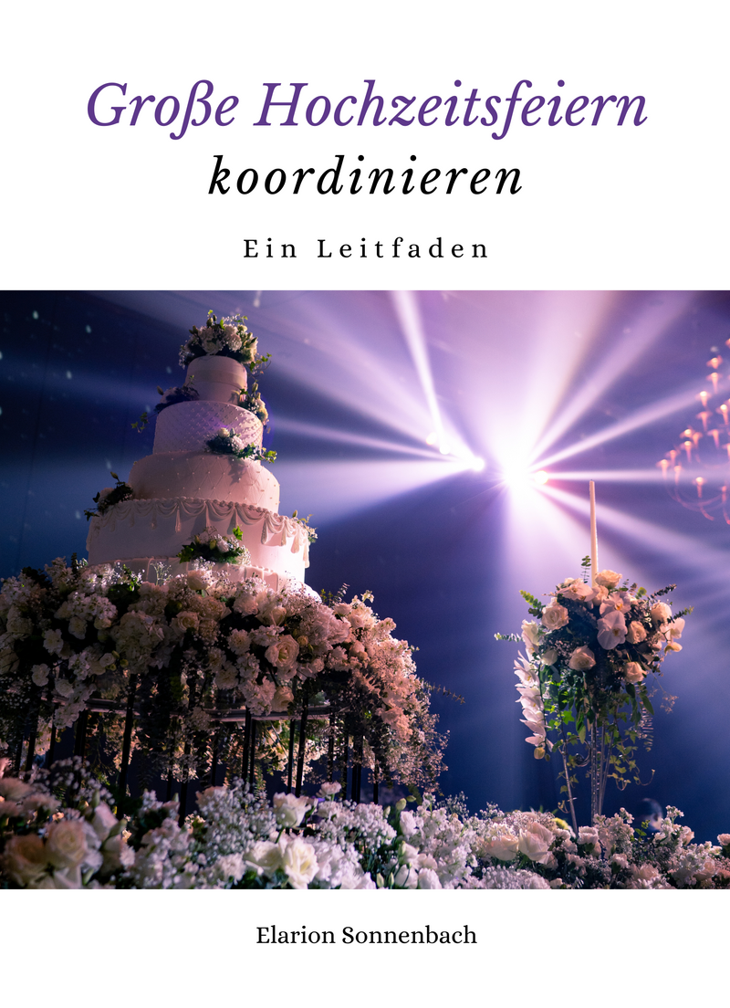 Große Hochzeitsfeiern koordinieren
