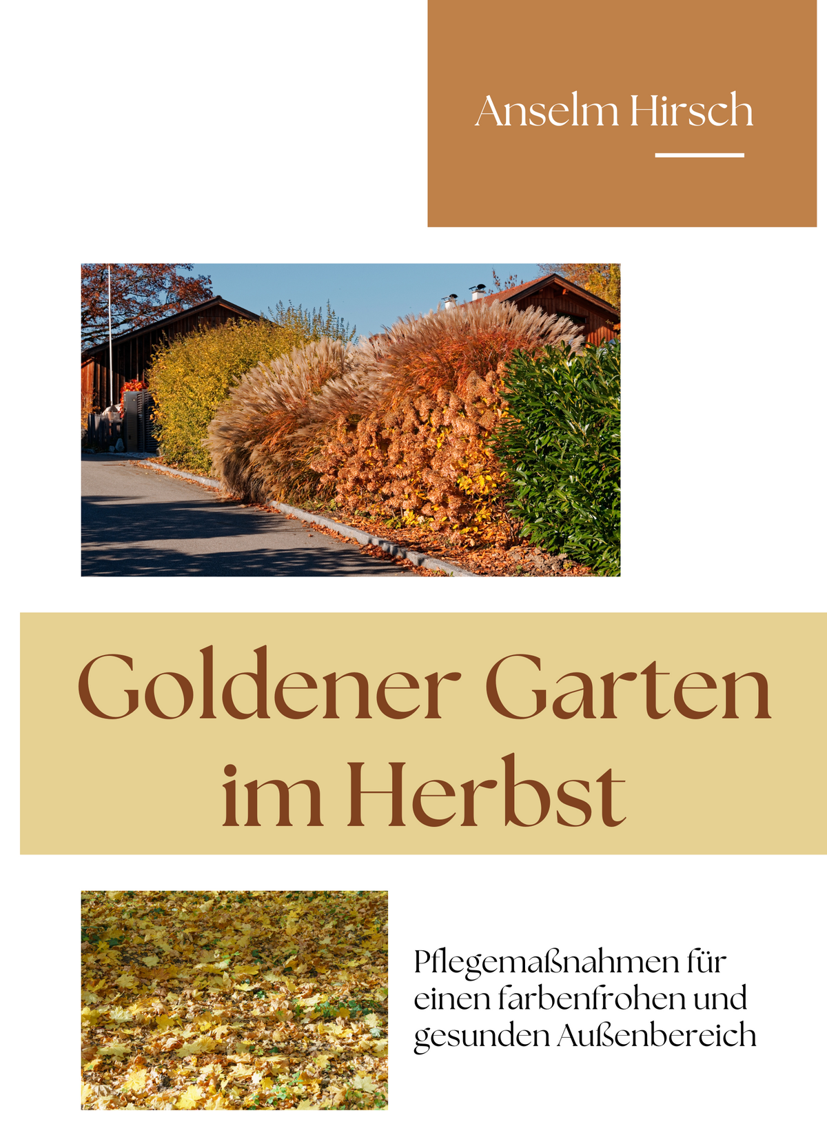 Goldener Garten im Herbst