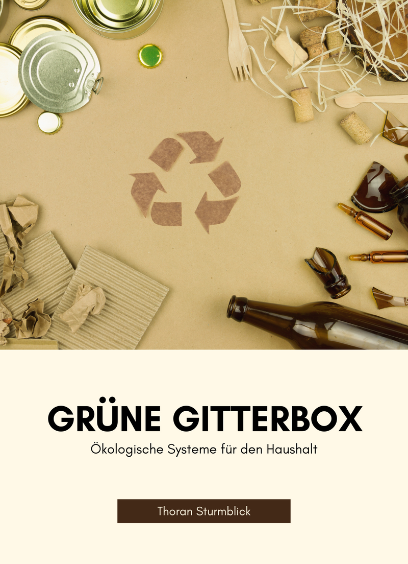 Grüne Gitterbox