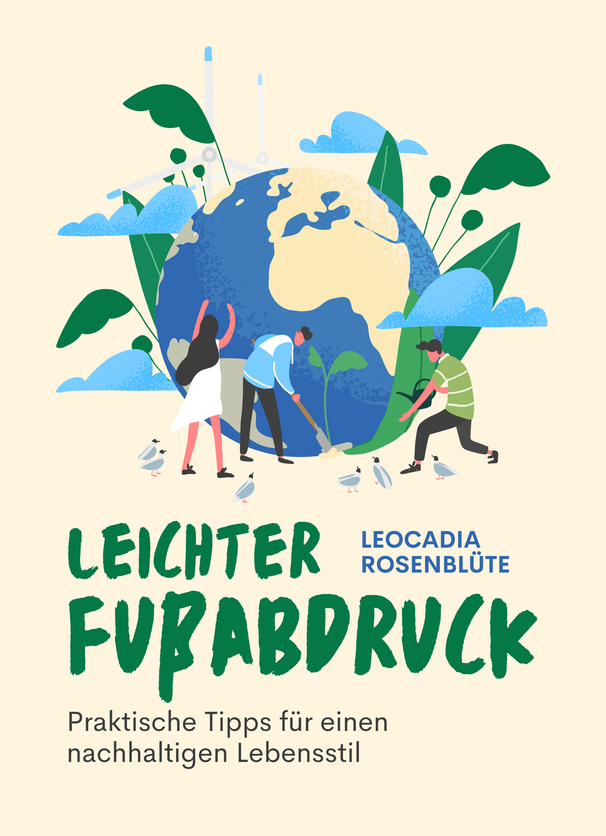 Leichter Fußabdruck